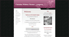 Desktop Screenshot of christinawhitten.com